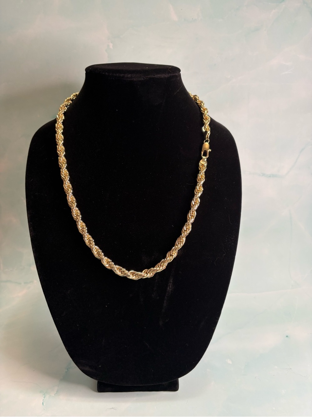 14K Gold Filled Rope Chain Necklace - Classic Jewelry, Stamped